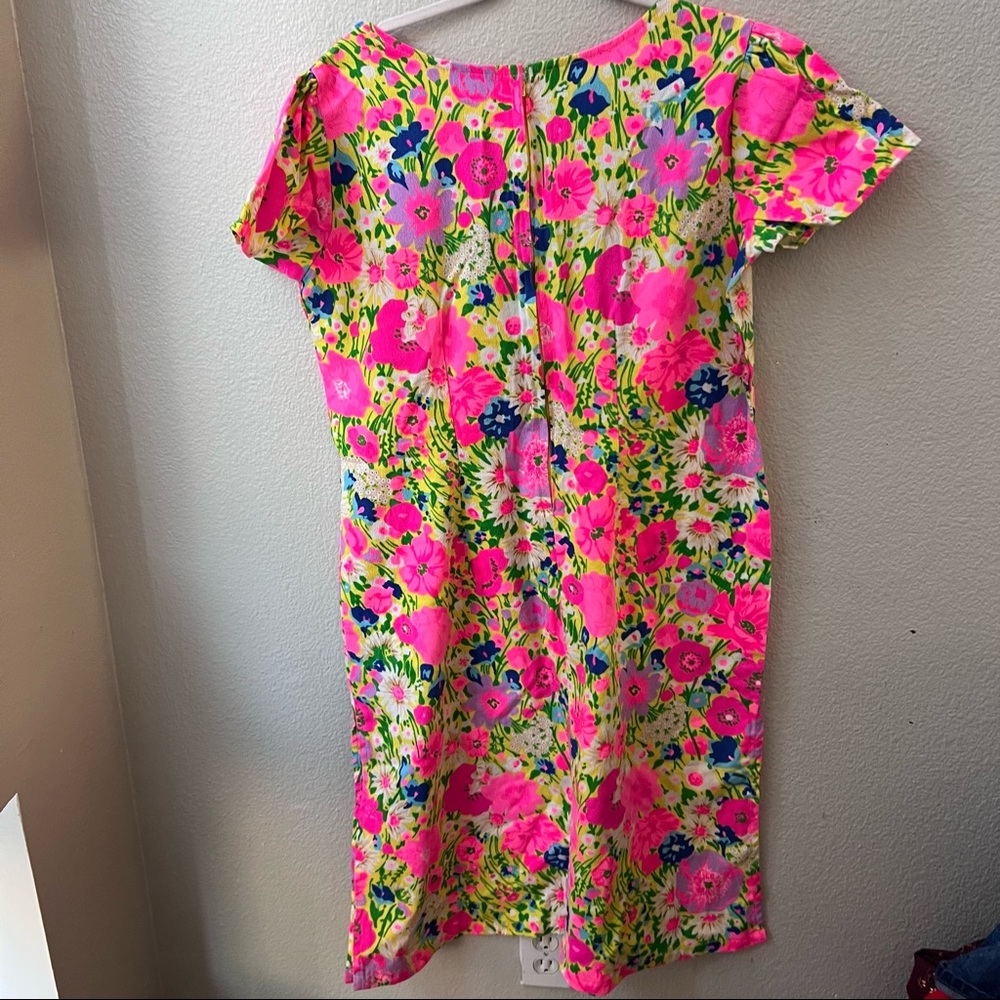 Vintage 1960 Handmade Mod Shift Short Sleeve Flow… - image 2